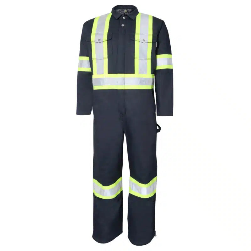 Jackfield Insulated Coverall with Zipper on the Legs and Reflective St ...