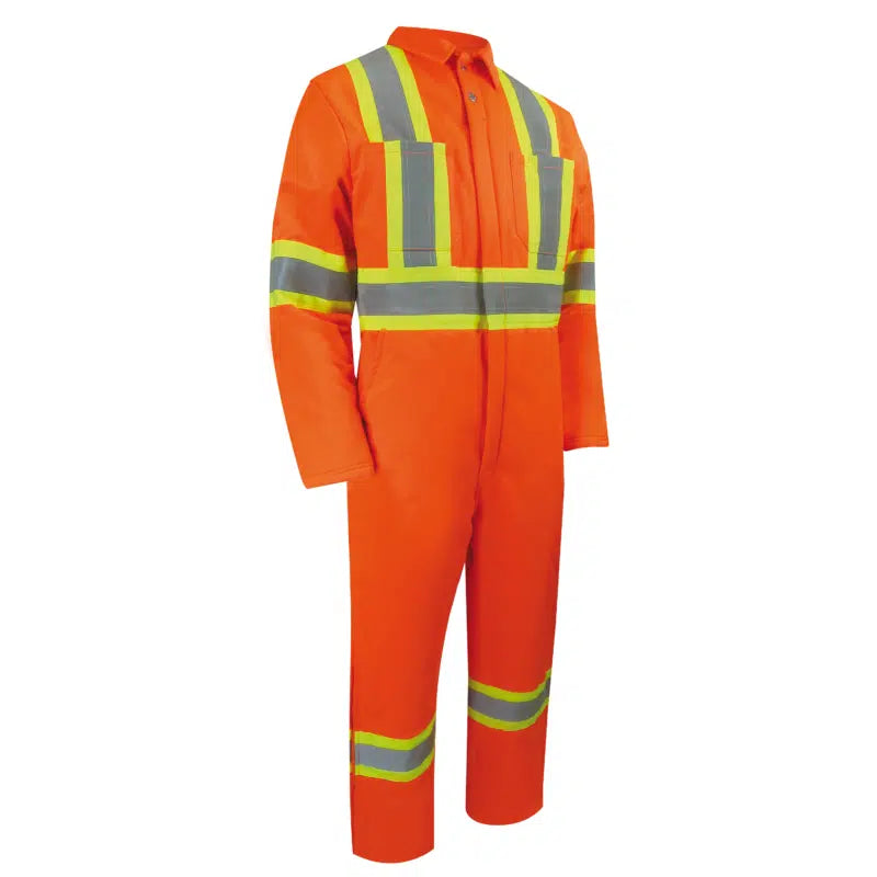 Jackfield Insulated Coverall with Zipper on the Legs and Reflective St